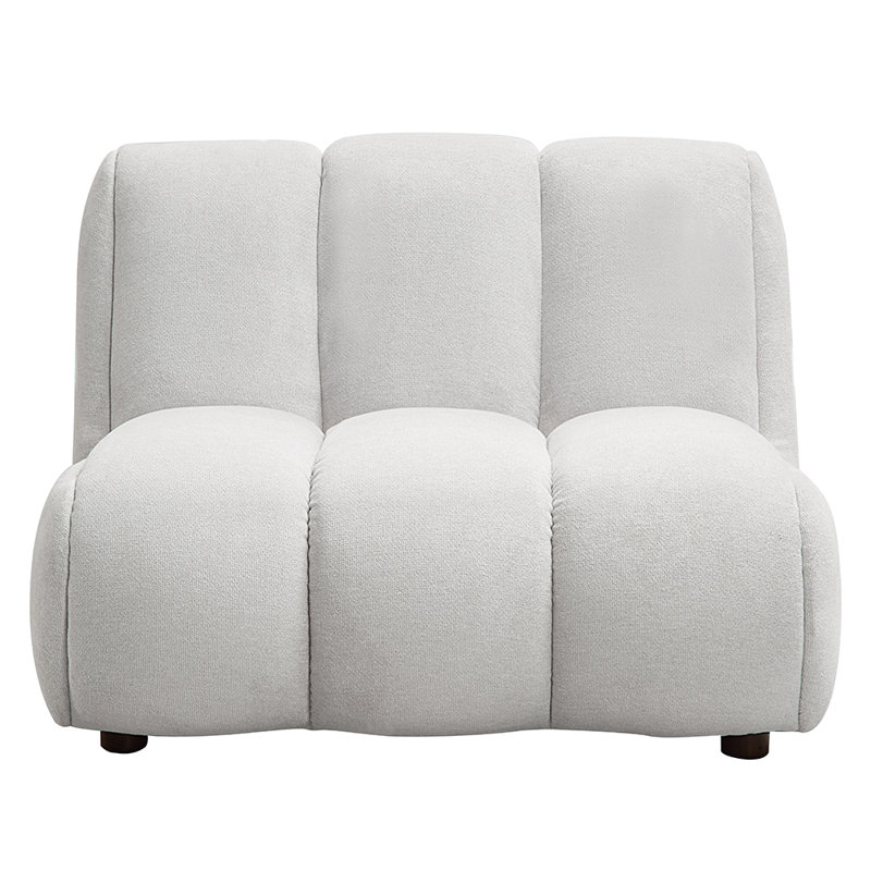 Chaise ivoire lin blanc