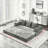 Green Comfy Convertible Folding Mattress Couch – Chenille Floor Sofa Bed With Armrest For Living Room, Bedroom, Lounge, Studio