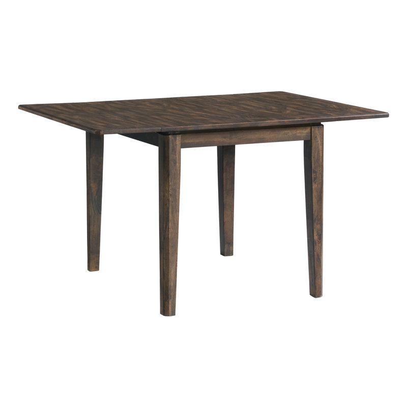 Rabea Counter Height Drop Leaf Mango Solid Wood Dining Table