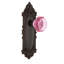 Victorian Plate with Waldorf Pink Door Knob-587574937-587574943