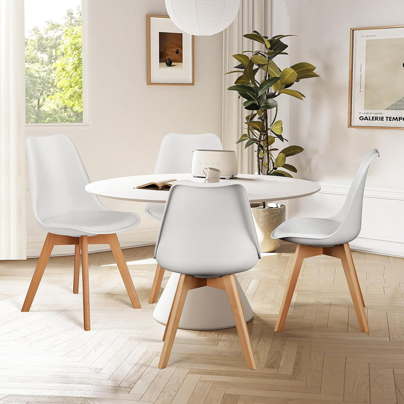 Chaise de salle à manger Crossland, Blanc