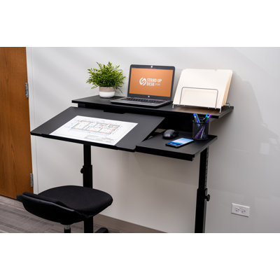 Shafeen Adjustable Metal Base Standing Desk