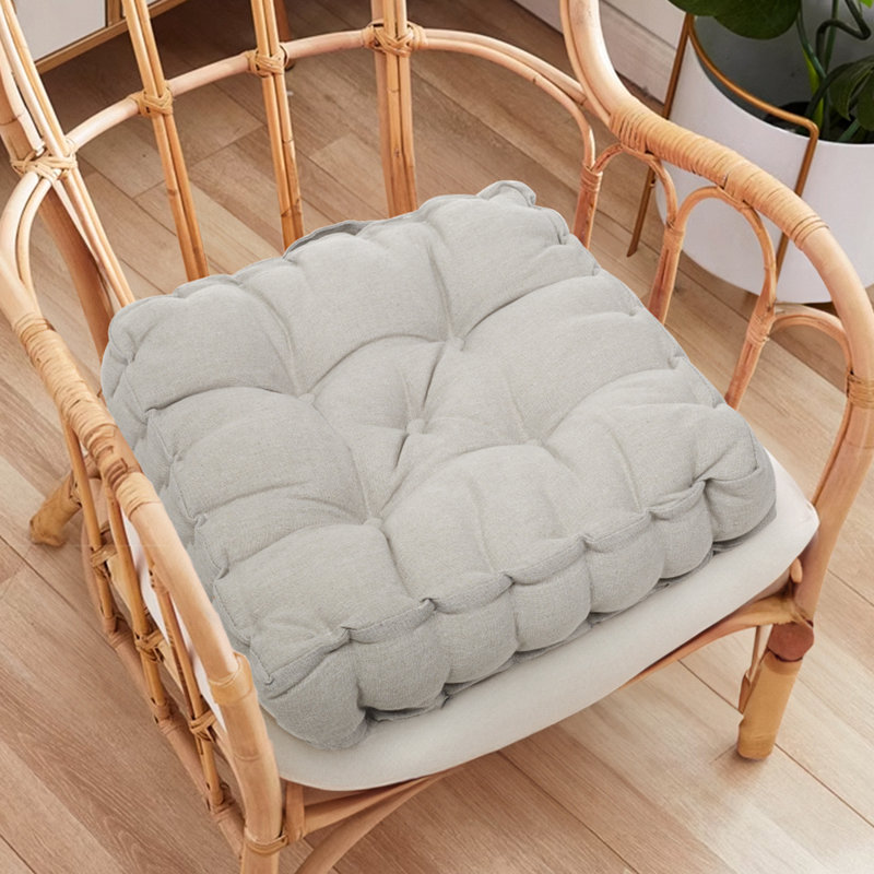 Chair Seat Cushion , Light Grey