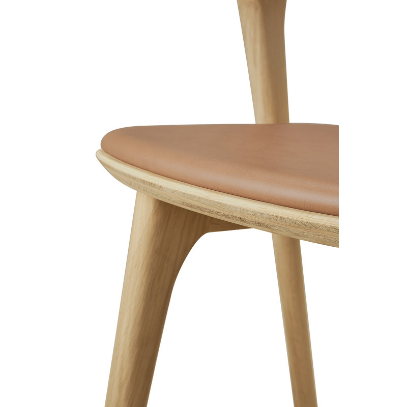 Bok Leather Dining Chair, Sienna Leather, Natural
