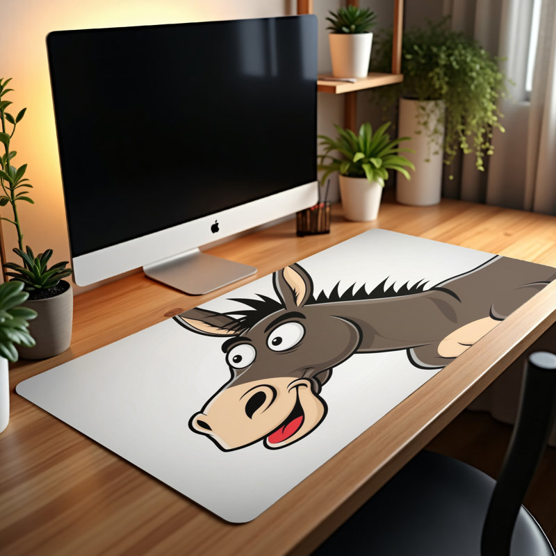 Polyester Desk Pad, 14.4x12.1