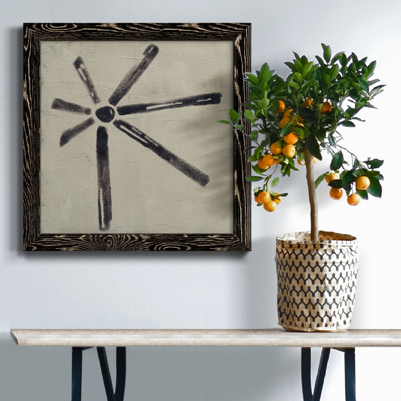 Toile encadrée The Seven Principles VI-Premium - prête à être accrochée, H 35,5 po x l 35,5 po x P 1,5 po, Noir