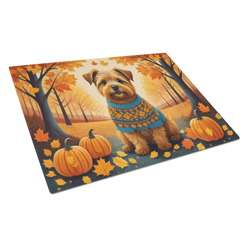 Grande planche à découper Norfolk Terrier