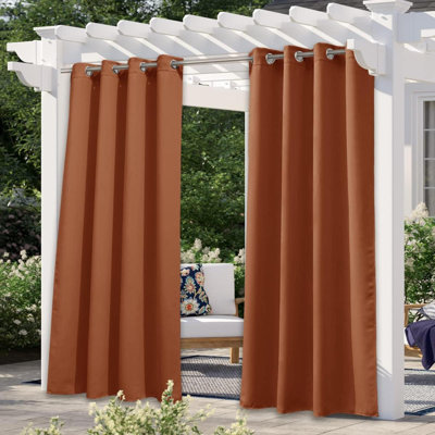 Rideaux d'extérieur à l'épreuve des intempéries et à l'épreuve des intempéries Panneaux supérieurs à œillets de qualité supérieure avec œillets pour abri de jardin et pergola 1 panneau
