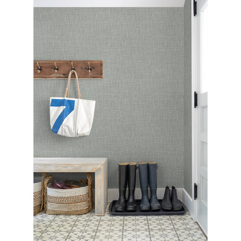 Ingrid 33' L x 20.5" W Wallpaper Roll, Stone