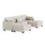 Canapé modulaire en velours côtelé Maelina -107665278-107665275