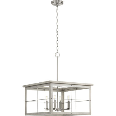 Lustre carré à 4 lumières Andreoni