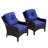 Polyethylene (PE) Wicker Outdoor Club Chair Lounge Chair-108607693
