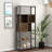 Mareike Axa 68 Inch Bamboo Shelf Bookcase with Cabinet, Right Facing-95069597