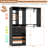 Closet System With Wood Drawers Ans Shoe Storage-2129385104