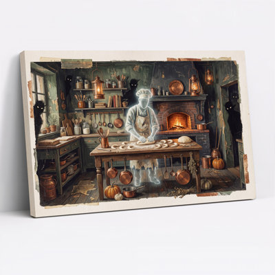 Art mural sur toile, "Ghost Baker"
