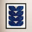 Navy Chevron By Andrea Stokes - Framed Wall Art-628390454-628390858