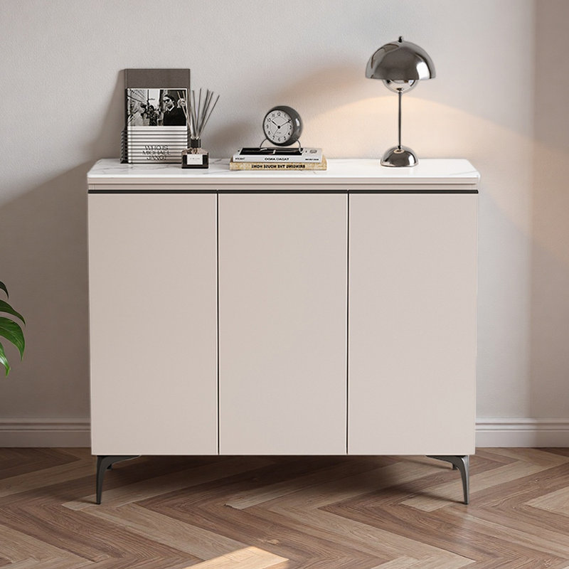 Light luxury home storage shoe cabinet, Gray, 39.37" H x 47.24" W x 14.17" D