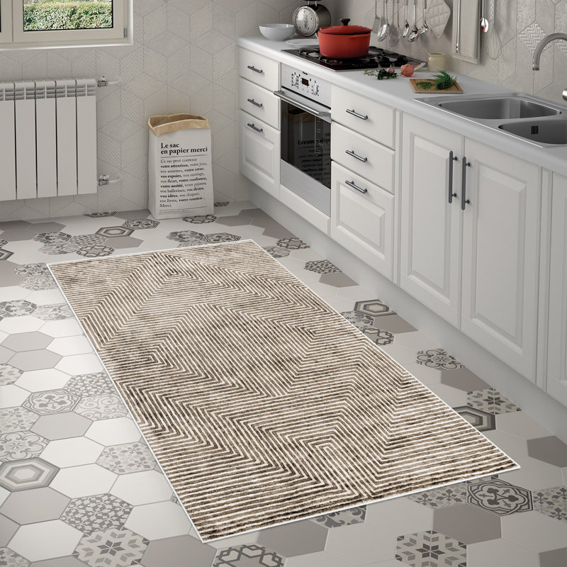 High-Quality Hall Carpet, Coffee Color, 31.5 x 78.7 inches | 100% Polyamide, 30 oz/sq yd, Pile Height: 0.08 inches | Non-Slip Underside, Machine Washable at 86°F, Easy to Clean | Perfect for Hallways & Entryways