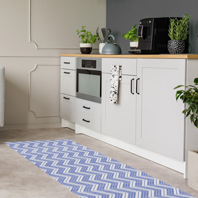 Chenille Chevron Indoor Rug