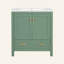 Meuble-lavabo de 30 po avec lavabo simple, lavabo sous le comptoir, armoire de rangement pour la salle de bain avec 2 portes et un tiroir, fermeture en douceur, rangement multifonctionnel