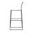 Upholstered Counter Stool with Metal Frame-195932415-259090050
