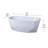 Ethen 59'' x 29.5'' Soaking Acrylic Bathtub-122443591