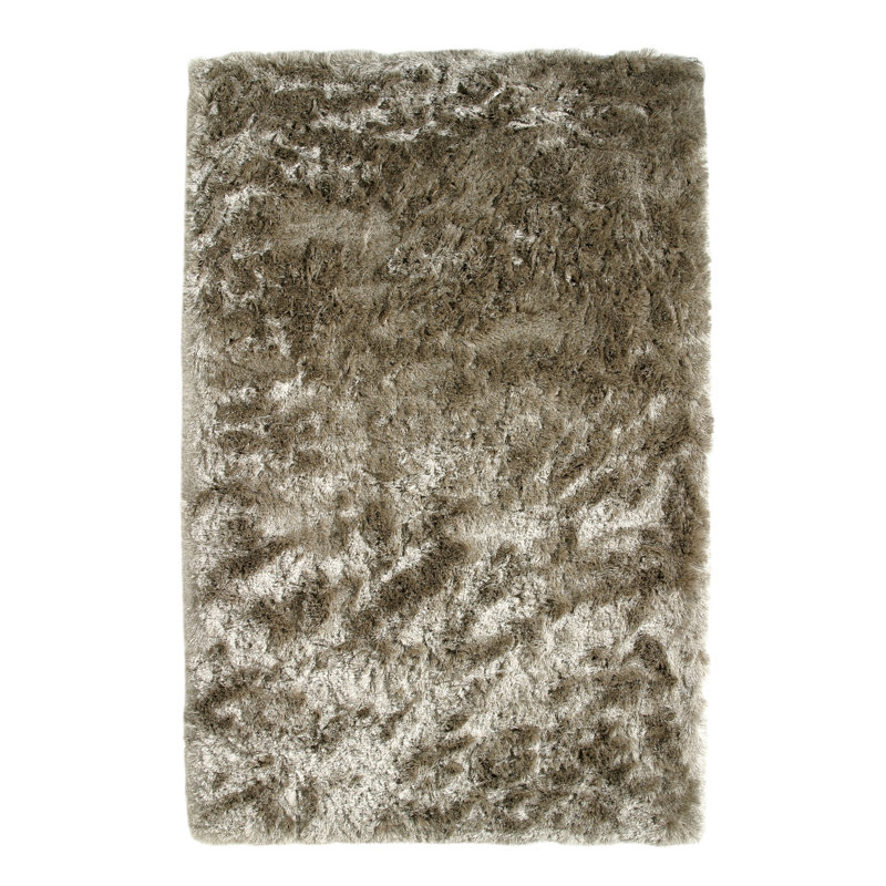 Tapis taupe tissé à la main Kailyn, Rectangle 10 pi x 14 pi