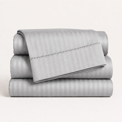 1500 Thread Count Egyptian Cotton Bed Sheet Set by Five Luxe Collection – Luxury Sateen Sheets with Elegant Hemstitch Design, Deep Pocket, Hotel Collection Bedding