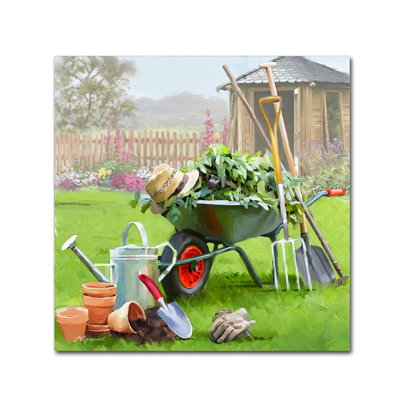 Armand 'Gardening' Print on Canvas