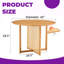 Table ronde en bois massif de style rétro campagne chinoise, caractéristique, pour la salle à manger et le bureau, facile à assembler en bois simple avec ambiance, bureaux, processus d'assemblage-118322520