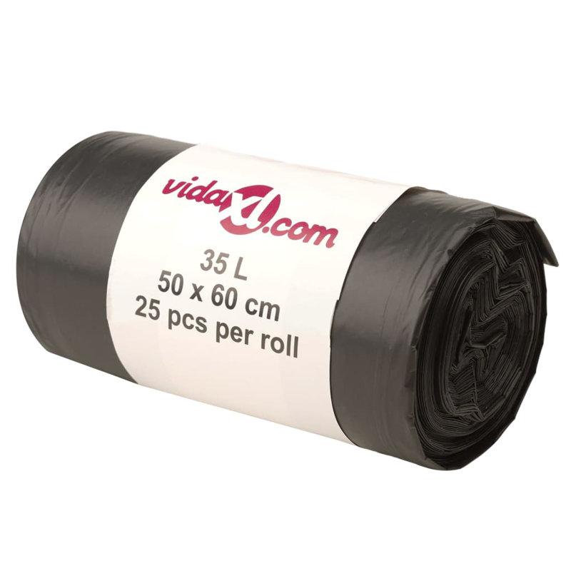 35L Plastic Trash Bags - 250 Count