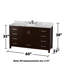 Sheffield 60" Single Bathroom Vanity Set-97651121