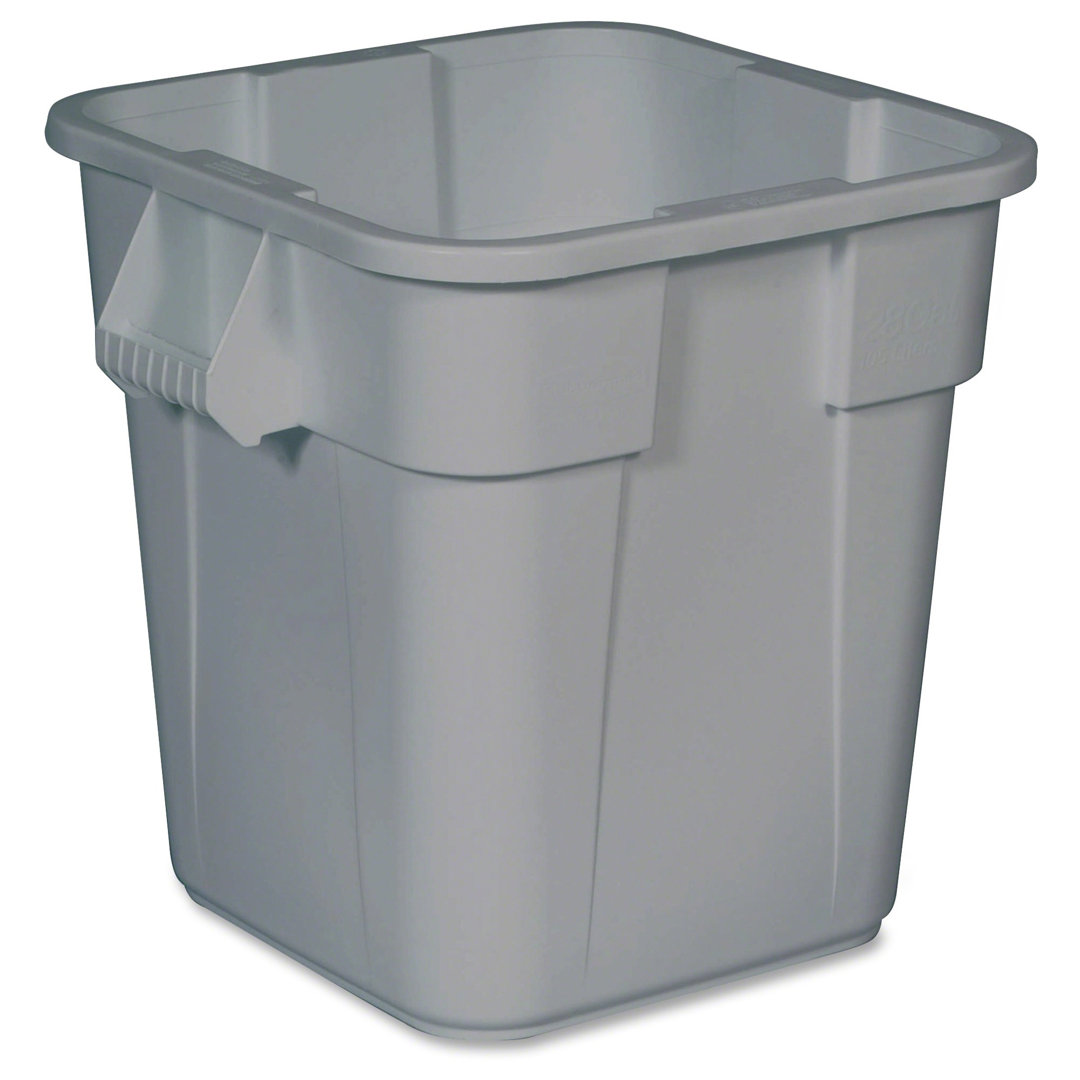 Brute Plastic Open Kitchen Trash Can - 28 Gallons Rubbermaid Commercial Products