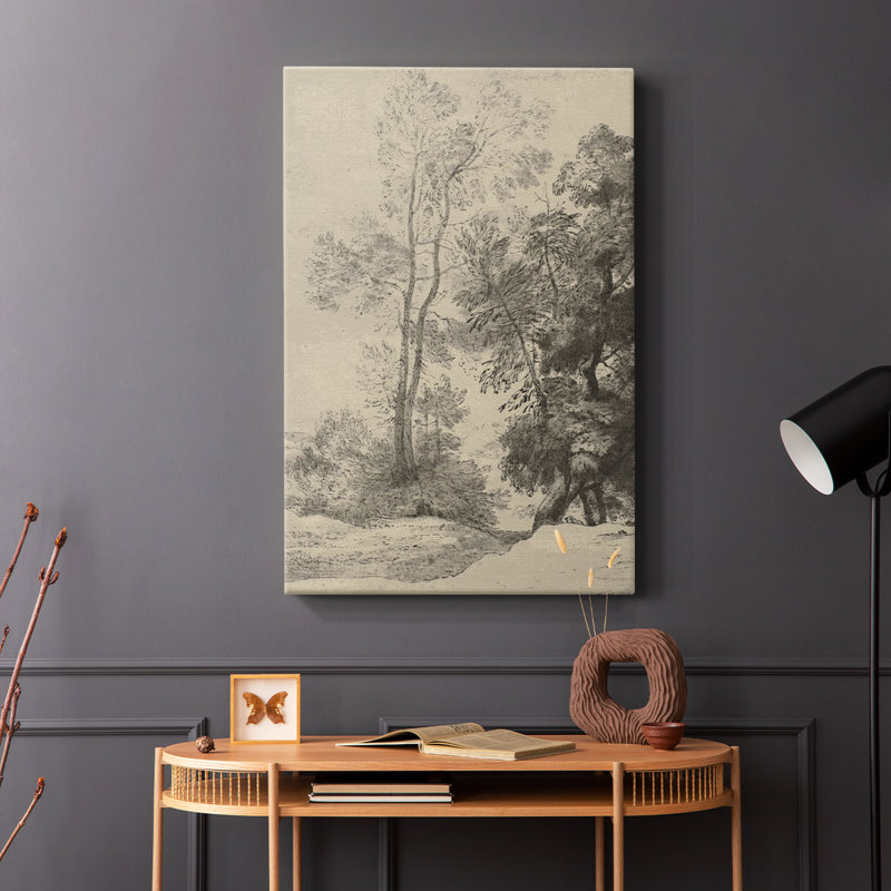Croquis rétro CI - galerie Cavas, H 36 po x l 24 po