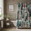 Rideau de douche Peppermint Lane - Premium-1188315834