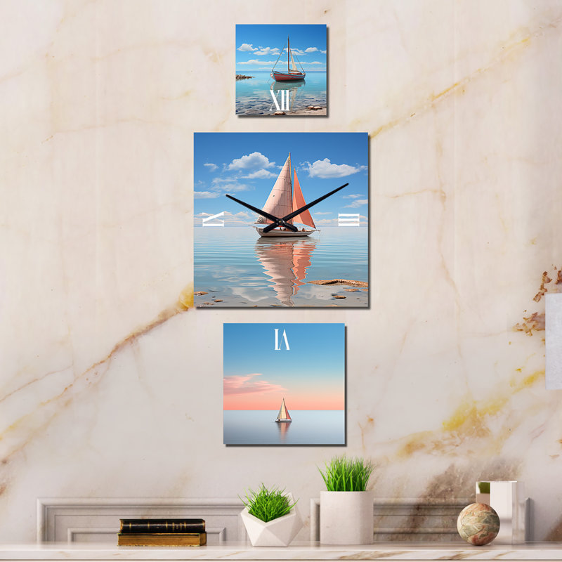 Makenzee Metal Wall Clock