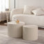 Ensemble de 2 tables basses gigognes Beige-1650668393-1669325374