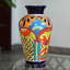 Vase de table en céramique floral