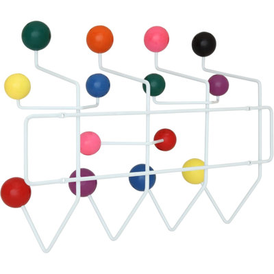 Century Wall-Mounted Coat Rack In Caramel