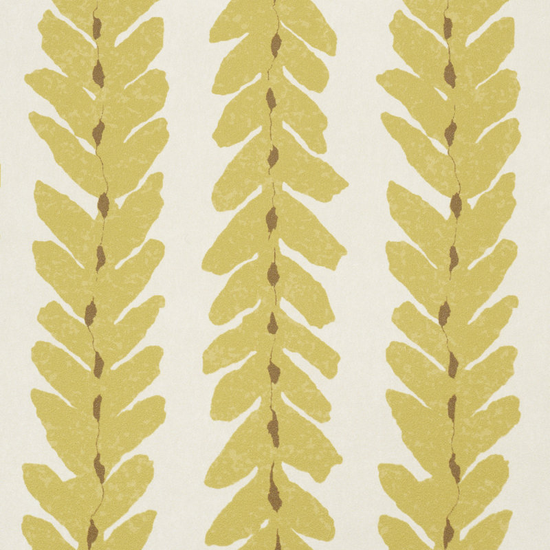 Schumacher X Veere Grenney Woodperry Wallpaper, Mimosa