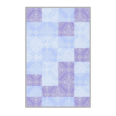 Elegant 3D Printed Area Rug, 4.6 x 7.2 ft | 100% Polyester, 0.31 in Pile Height, Antibacterial | Non-Slip PVC Felt Dot Underside, Machine Washable, Perfect for Living Room or Bedroom, Durable & Stylish Design