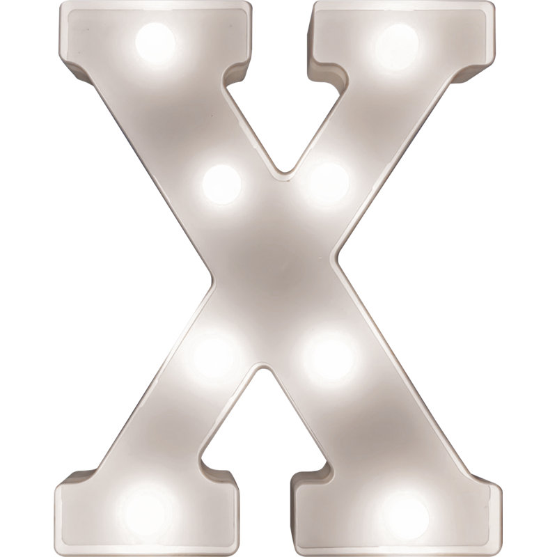 Rylund 22.5 cm H LED Sign