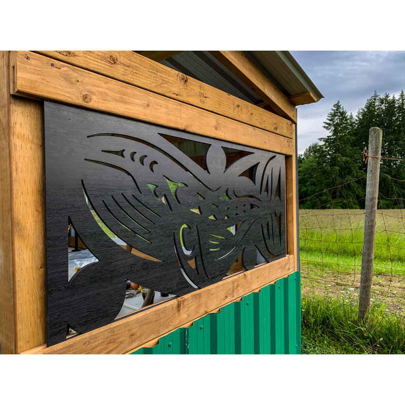 Paravent décoratif blanc en baleine blanche 2 pi x 4 pi