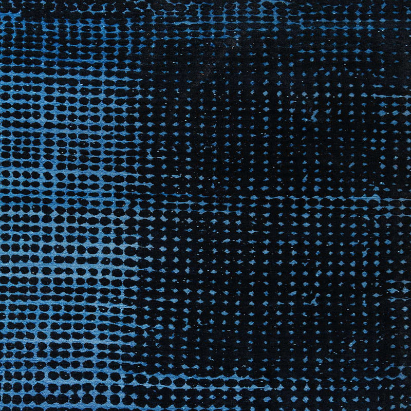Tapis abstrait moderne 4645, Carré 5 pi