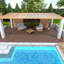 Carreaux de terrasse de 12 po, tuiles de terrasse à emboîtement de module de bricolage, carreaux de cour faciles et rapides à installer pour la véranda