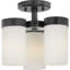 Plafonnier semi-encastré 3 lumières 11,75 po Preston-1126933081