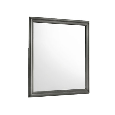 Miroir plat en bois Mylhana