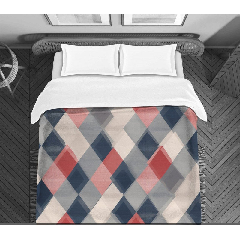 Checkered Comforter, Queen Comforter