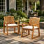 Fauteuil d'extérieur en bois