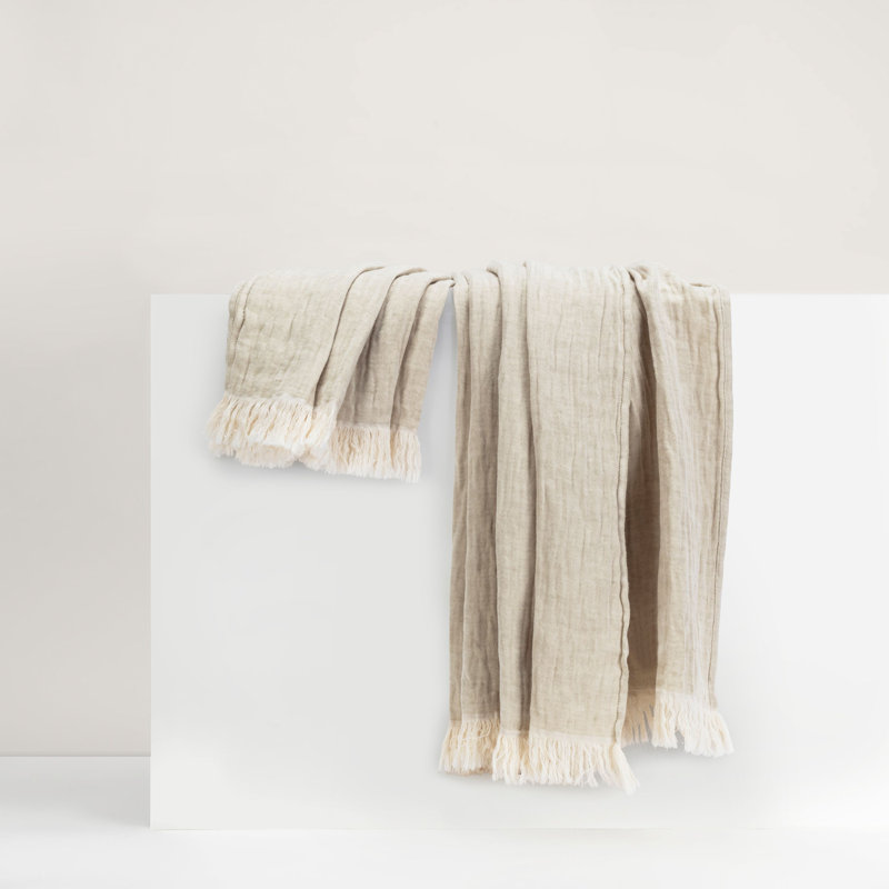Soho Throw Blanket, Dried Sage